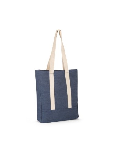 DENIM CASUAL. Sacola casual em denim reciclado (300 g/m²)