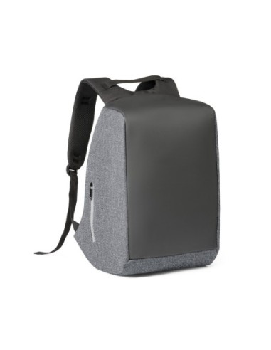 AVEIRO. Mochila para notebook 15'6'' com sistema antirroubo em 900D de alta densidade e tarpaulin