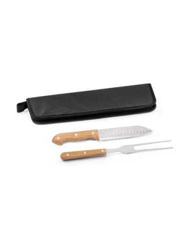 LOVAGE. Kit churrasco com estojo em 210D com 2 peças