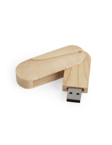 Pen Drive de Madeira Giratório 4GB/8GB